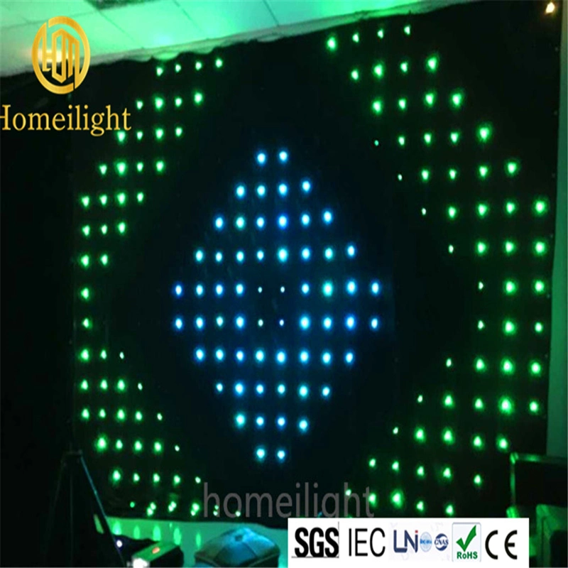 Hot Sale P18cm LED Series Imported Lamp Bead Video Curtain for Disco Club