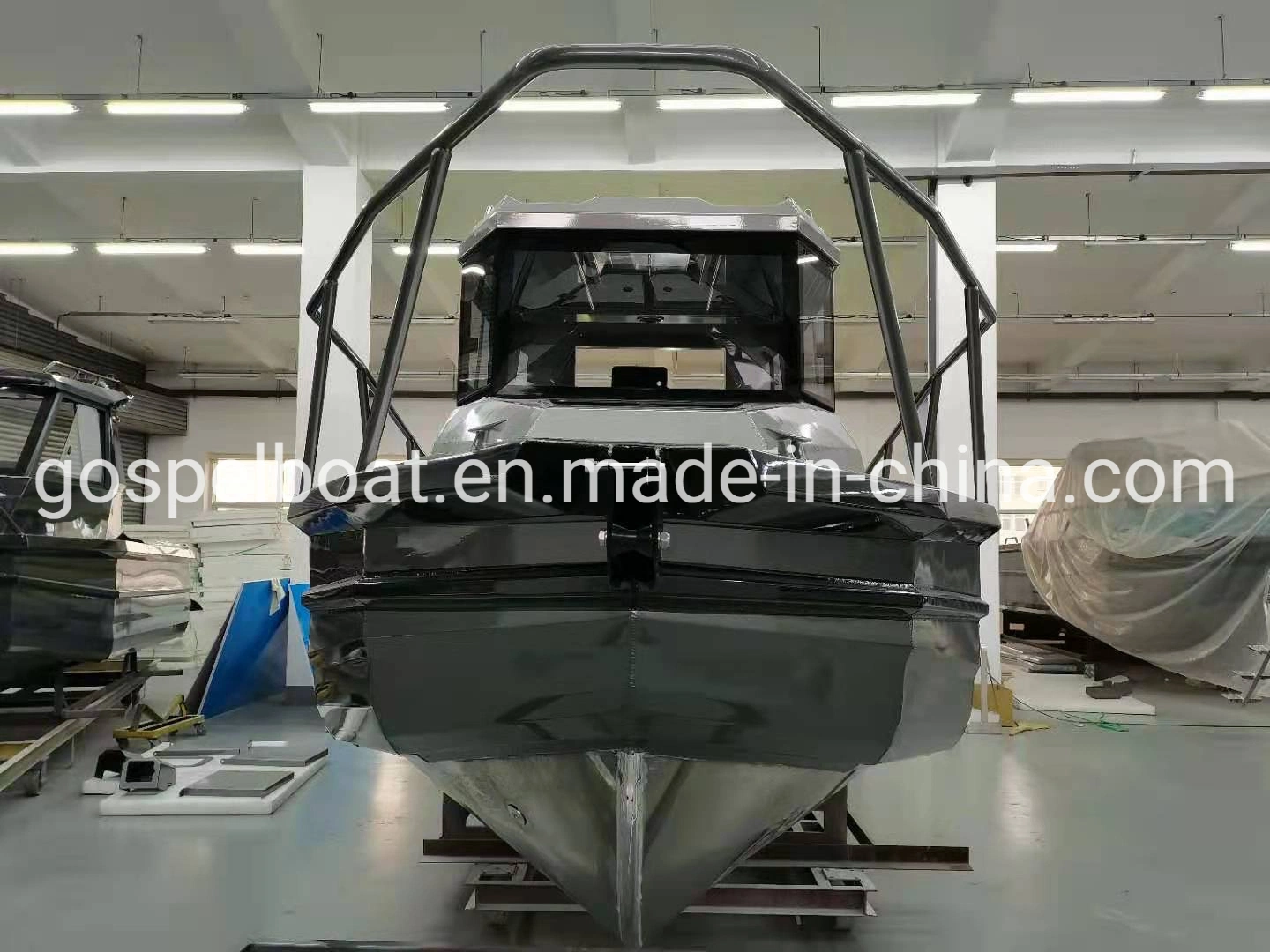 7,5m Modelo de cabina de aluminio para barcos de pesca/aluminio para embarcaciones deportivas