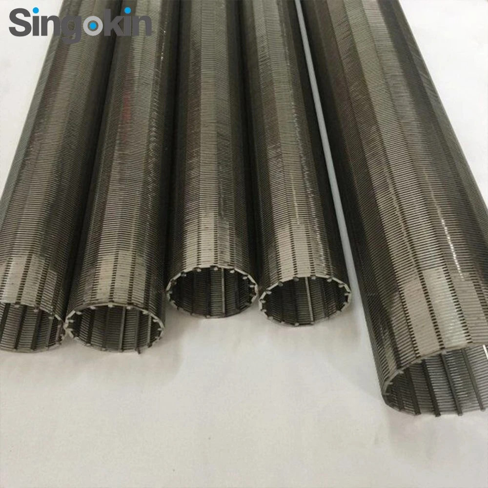 Stainless Steel Slotted Wedge Wire Screen Tube for Liquid Filter