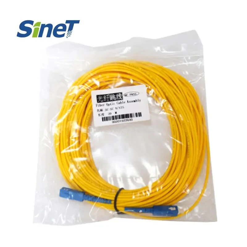 Precio más barato IL menos 0,2dB SC-SC UPC Simplex G657A SM Cable de conexión de fibra óptica 1,6/2,0/3,0mm