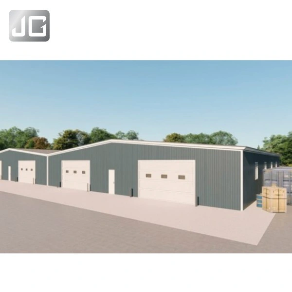 Prefabricated Steel Frame High Strength Durable Buildings Construction for Warehouse Workshop Hangar Garage Aircraft