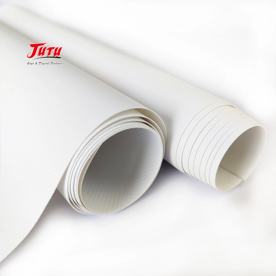 Jutu Customized Outdoor Printing Media PVC Advertising Material Frontlit Flex Banner