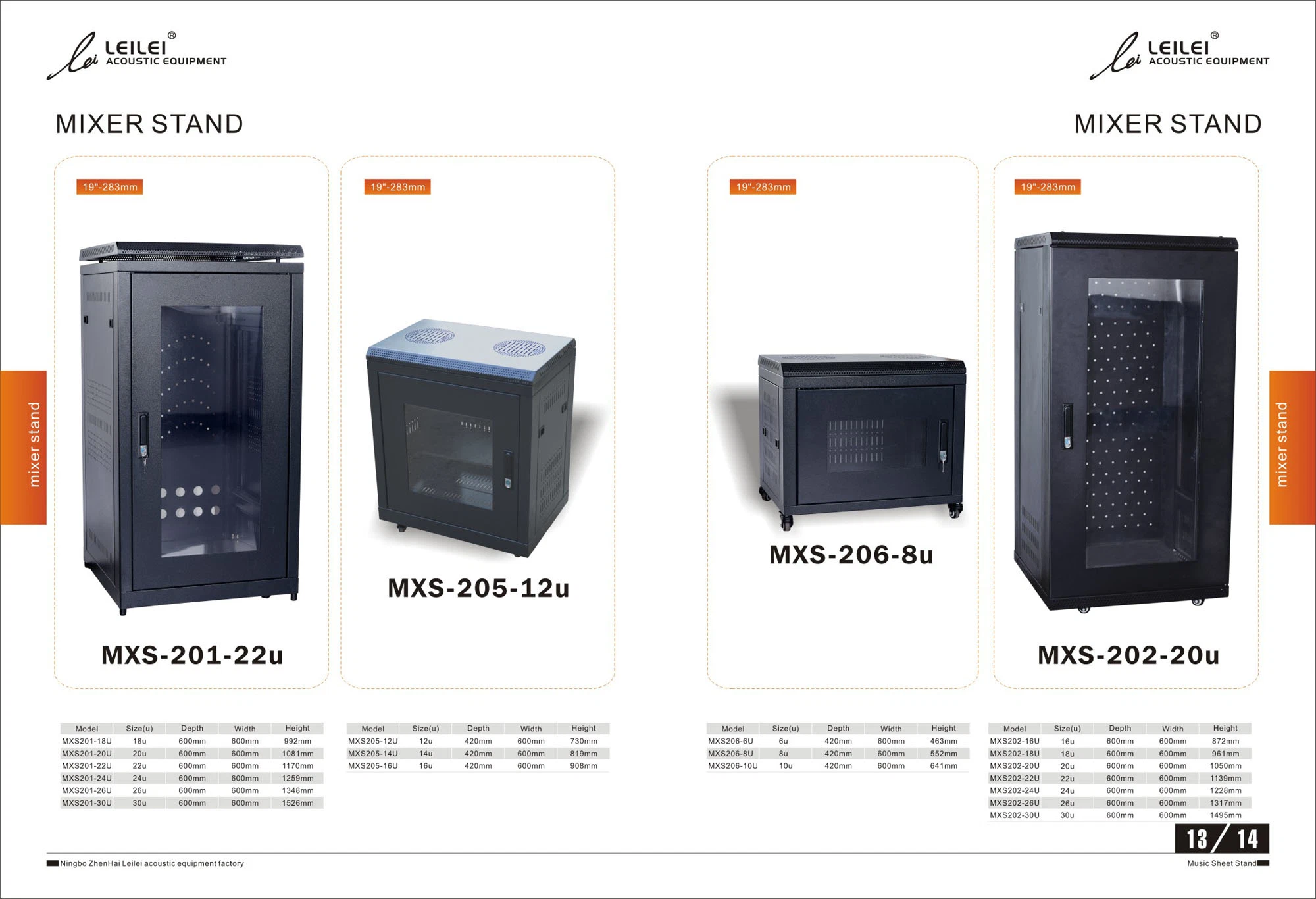 19-Zoll-Netzwerkschrank mit 22u Server für Rechenzentren