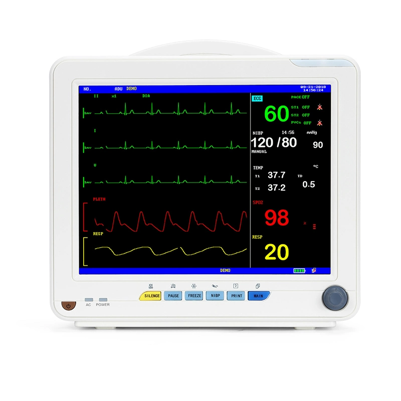 مراقبة ECG محمولة متعددة المعلمات للمنزل الطبي