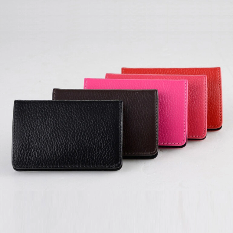 Hot Sale PU Leather Credit Card Holder with Money Clip