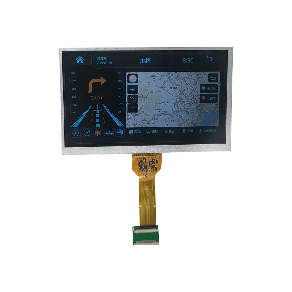 Ecran LCD TFT 8.0 pouces 1820X800 Ecran personnalisable pour Verre d'étanchéité/Affichage de température/Interphone/Interphone/Interphone/Talkie et Walkie/Yaesu/appareil