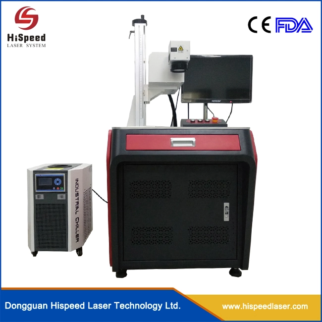 Air/Water Cooling 355nm 3W Fiber Automation Marking UV Laser Printing Machine