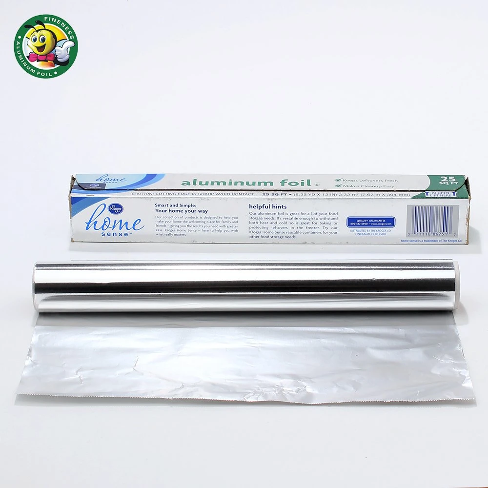 Aluminium Foil Used at Home or Supermarket Kitchen Food Packaging Aluminum Foil Roll Paper