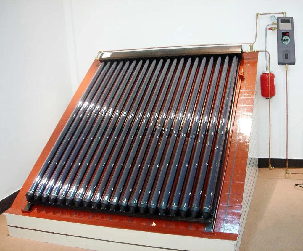 Rooftop Aluminum Alloy Heat Pipe Vacuum Solar Thermal Collector