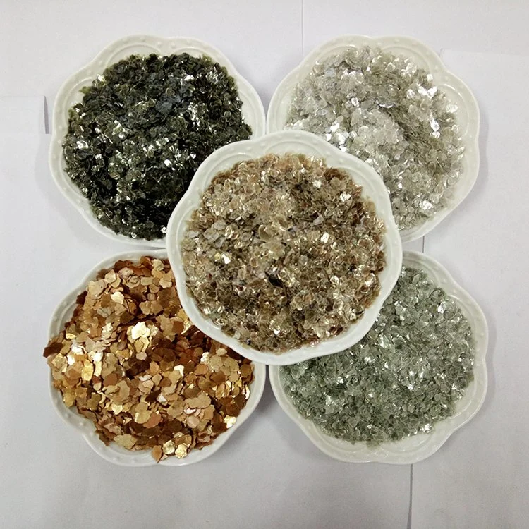 Natural Mica Sheets Rock Flakes Decoration Material for Coating/Paint