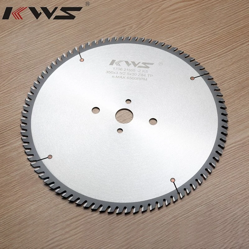 Kws Carbide Tipps Panel Sizing Saw Blade for Veneer and Laminates Smooth Cutting