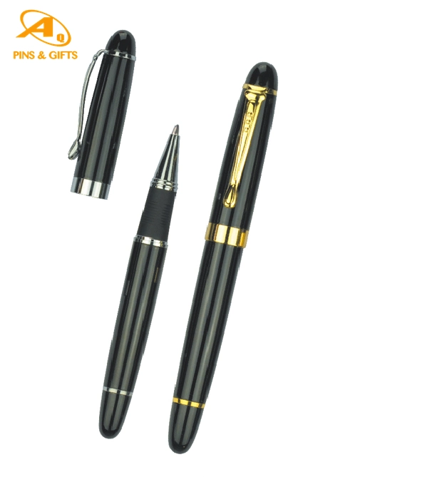 Promotion cadeau mode Design Metal ball Pen avec couronne dorée Stylet impérial