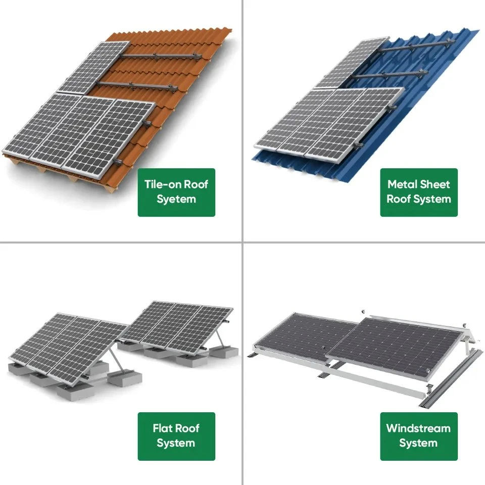 8 Kw Hybrid Solar System off Grid Solar Energy Battery System