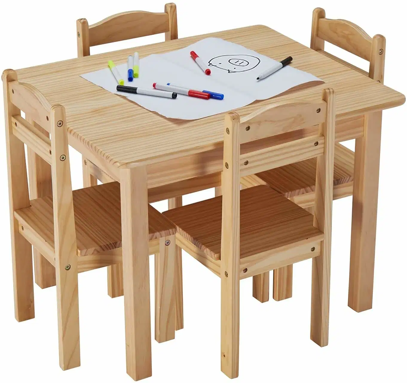 Mobiliario de sala de juegos para niños Juego de mesa y sillas para jardín de infancia