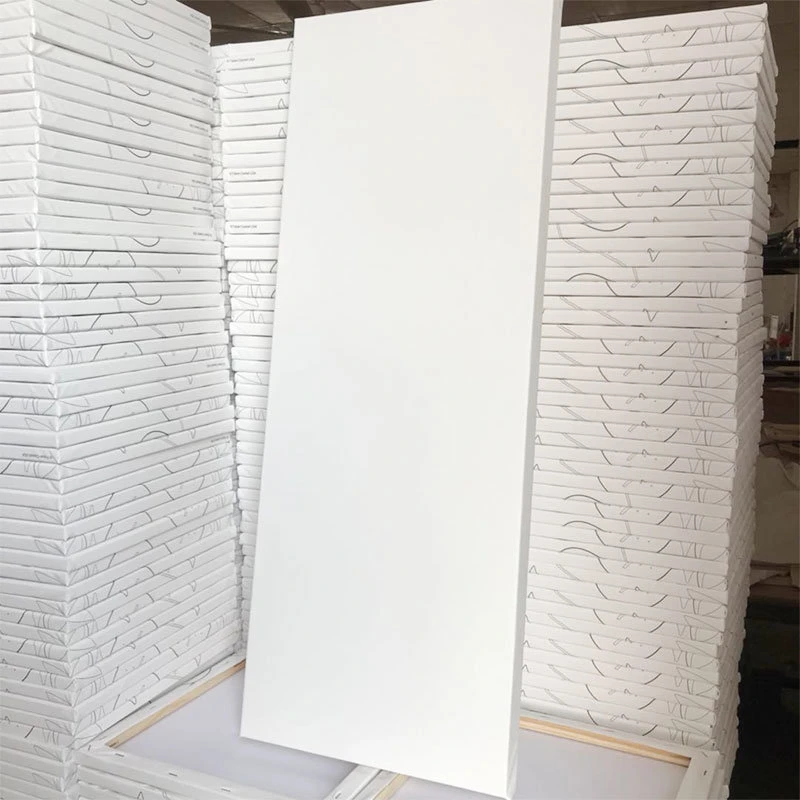 Craft lienzo en blanco con placas de Arte de bricolaje de caballete de pintura de pigmentos de dibujo para niños de la pintura del artista del Panel de placas