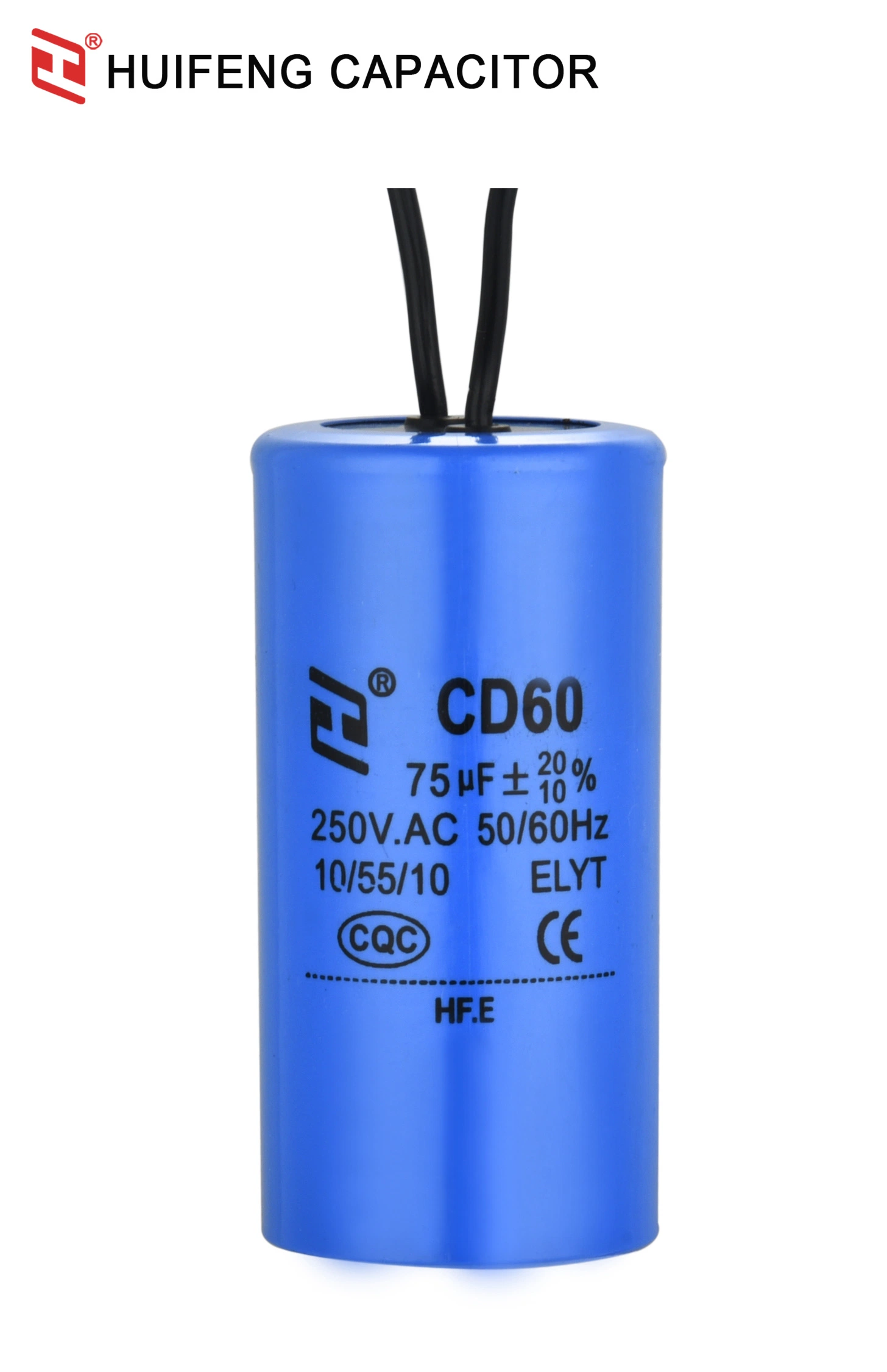 50/60Hz CD60 Bakelite Motor Starting Capacitor with CE