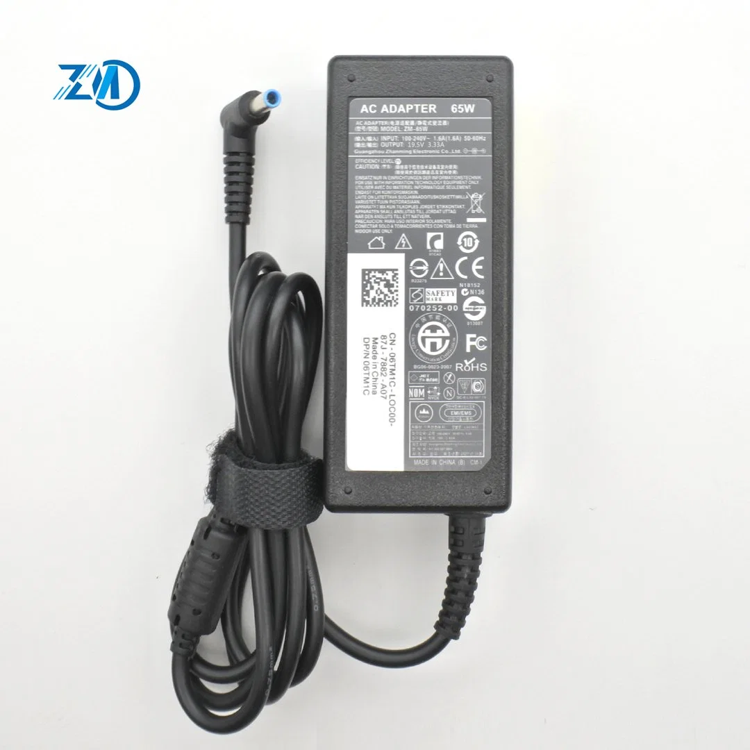 65W Cargador Universal portátil AC DC Notebook 19,5 V 65 W Adaptador de reemplazo para el Conector de clavija de alimentación HP