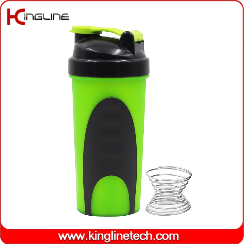600ml botella agitador de la botella de agua con mezclador de acero inoxidable (KL-7038)