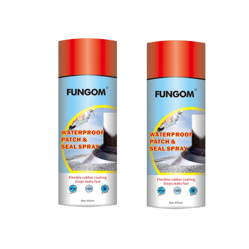 Waterproof Patch and Seal Spray, Flexible Rubber Coating Stops Leaks Fast