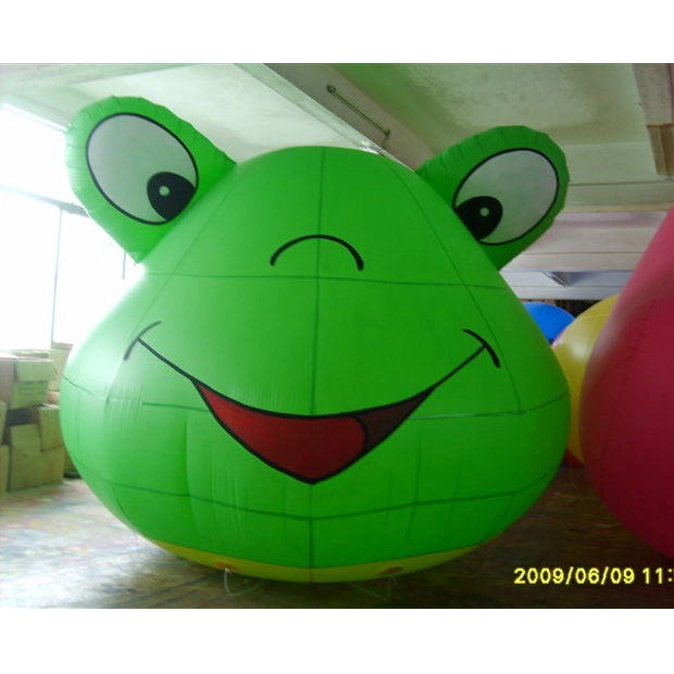 Boyi Advertising Inflatable Flying Frog Green Giant Inflatable Cartoon Animal Frog Model