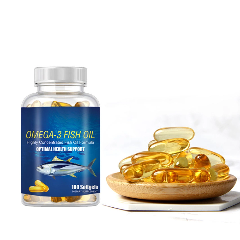 OEM Omega-3 Fish Oil Highly Concentrated Fish Oil Formula Optimal Health Support Softgel Capsule