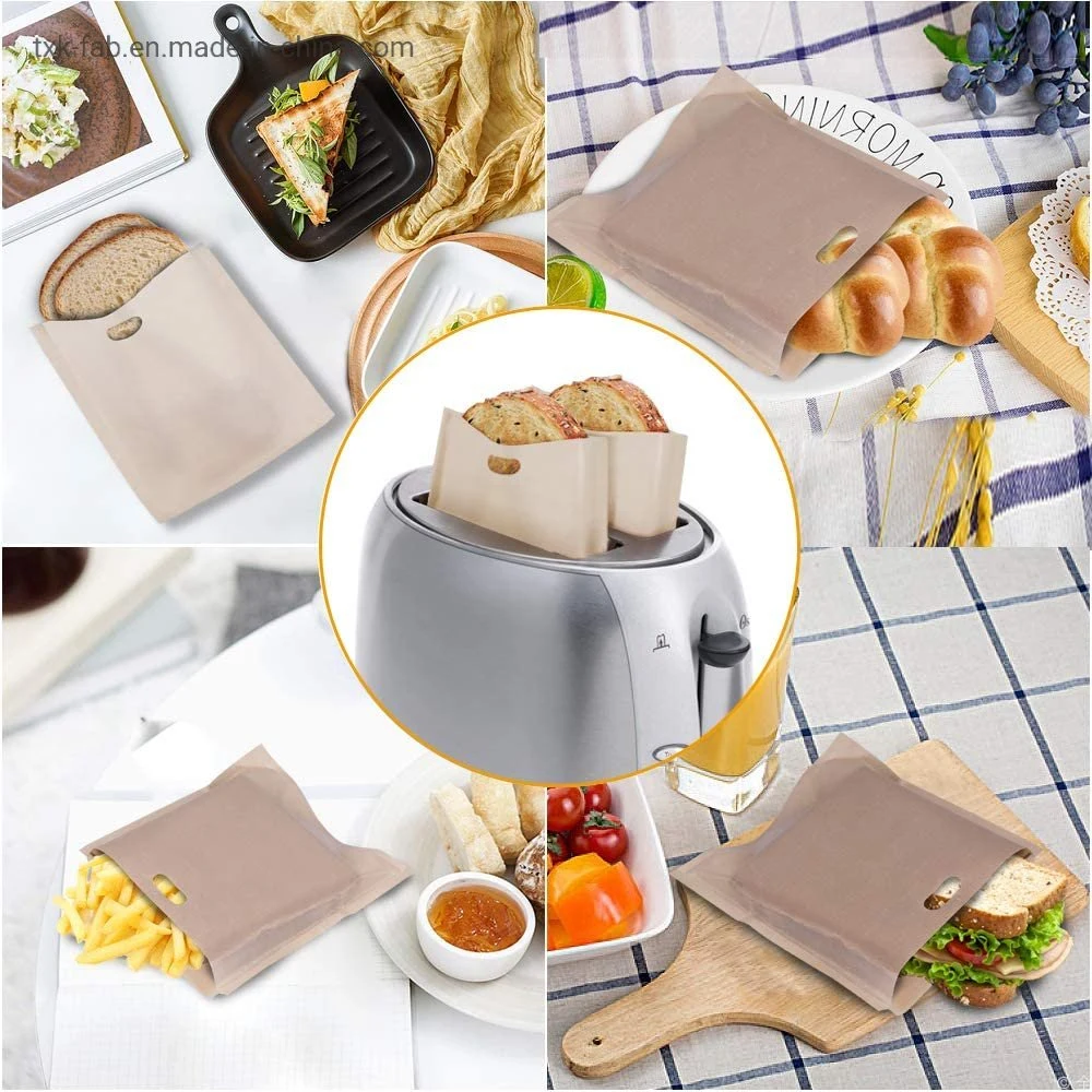 Non Stick Toaster Bag Made of Reusable PTFE Fabric