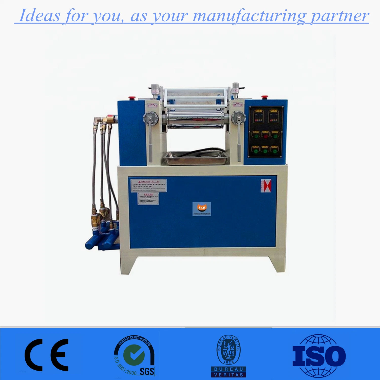 Two Roll Mill for Plastic and Rubber with Lab Use
