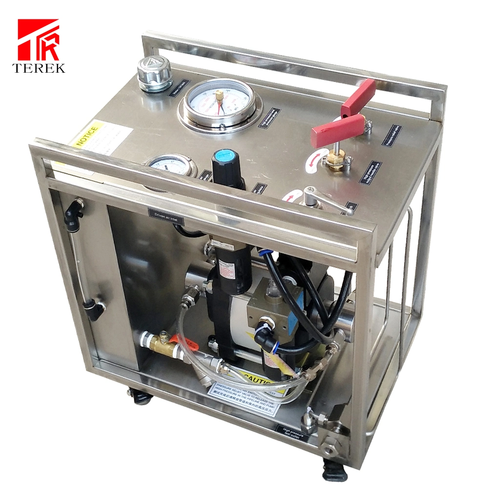 Terek Fluid pressurisé Equipment Series support pour tester les équipements à gaz Avec de l'eau pour l'équipement de test de pression hydrostatique