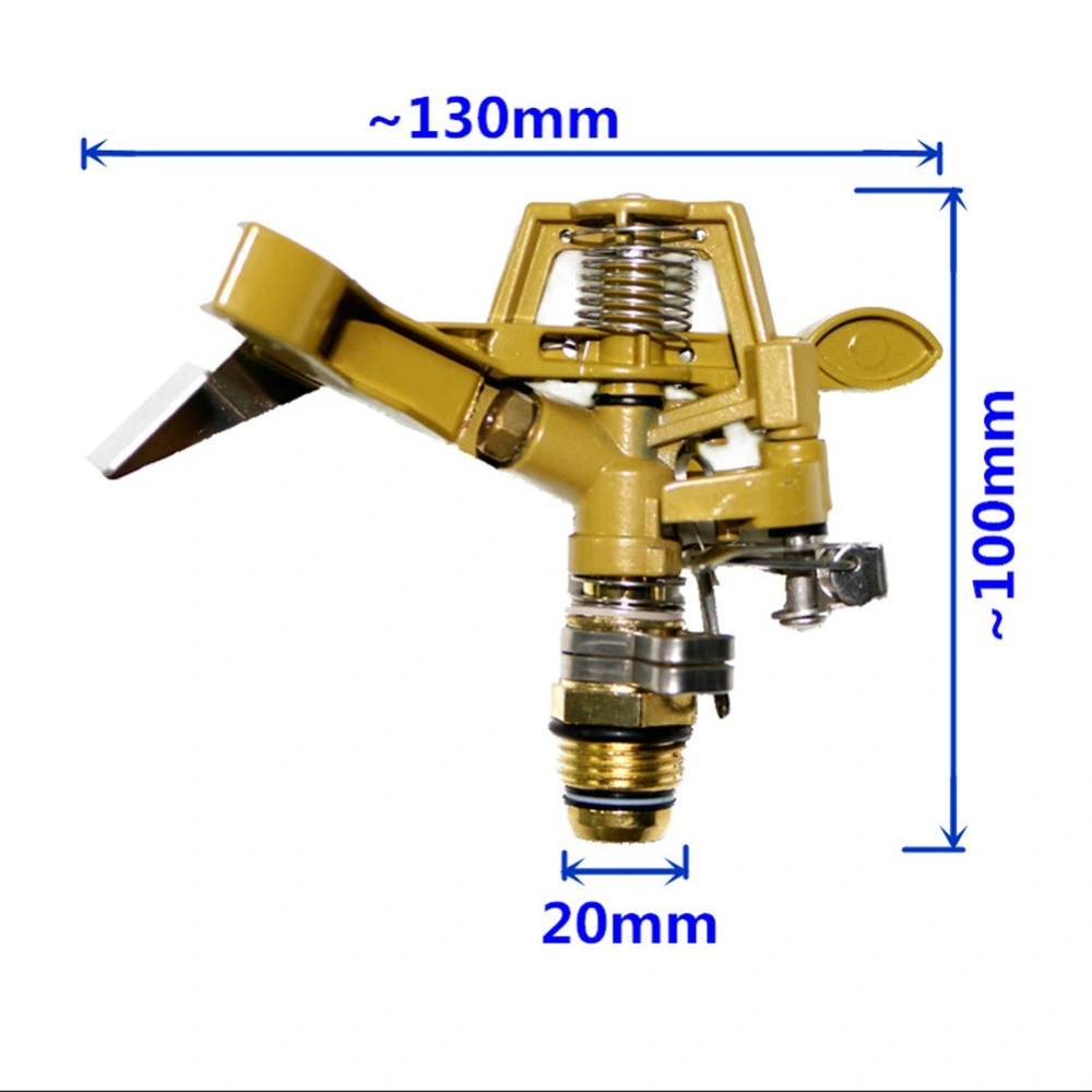 Factory 360 Garden Brass 1/2'' Agriculture Irrigation Rotate Sprinkler