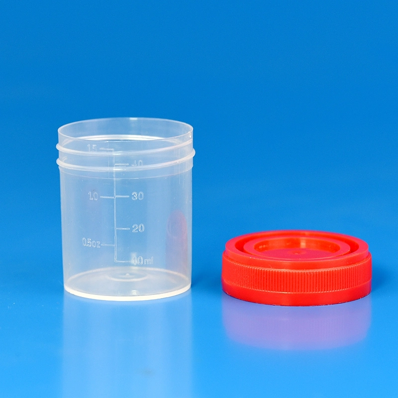 Plastic Disposable Urine Sample Specimen Collection Cup 30ml 60ml 90ml 120ml Sterile Specimen Cups