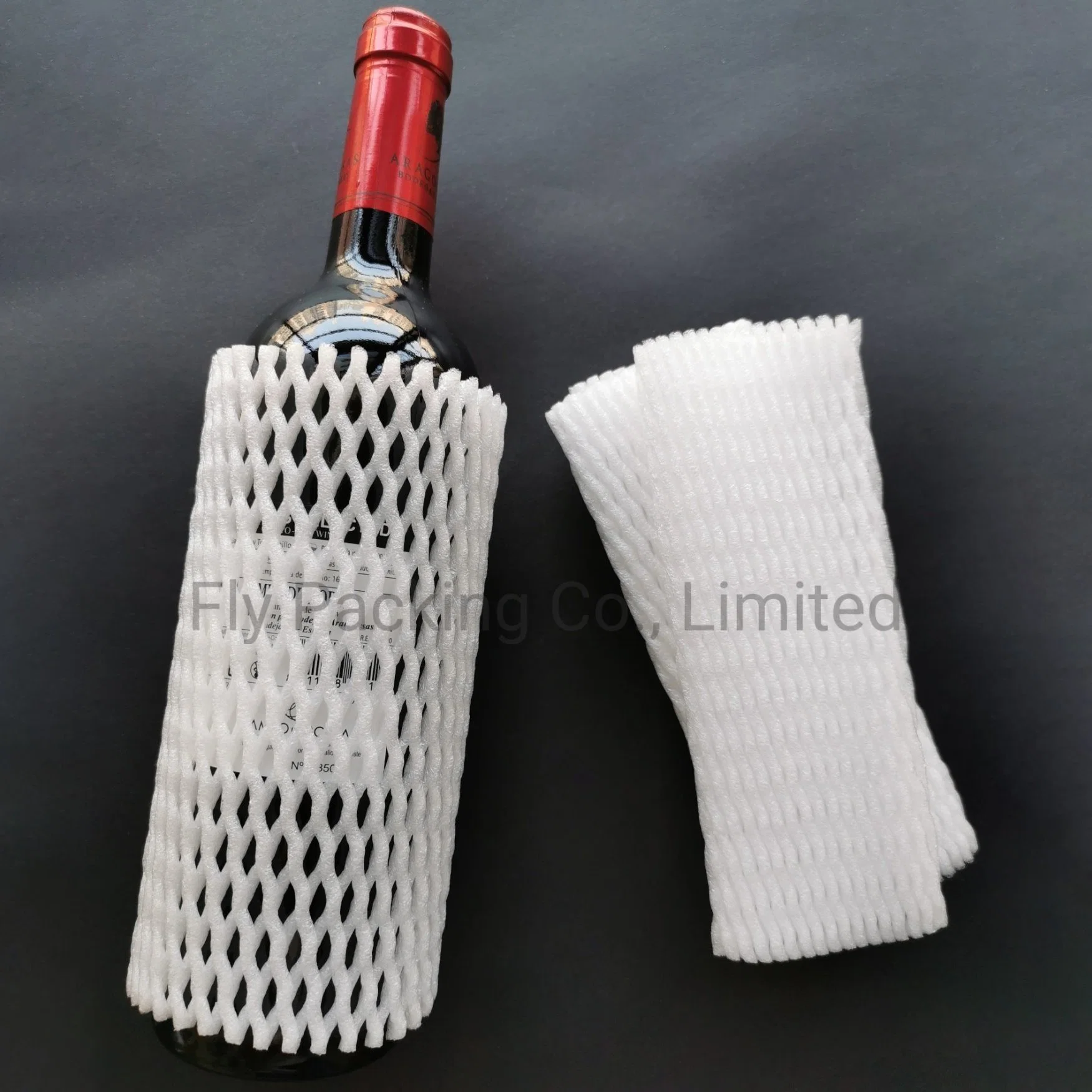 Meia Malha da luva de Protector de garrafas de vinho espuma antichoque Net