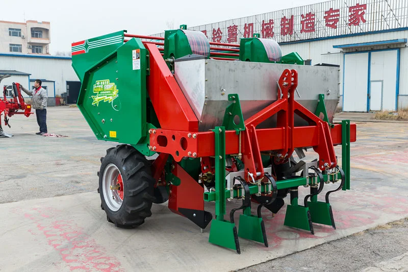 Good Selling Potato Planter 4 Row Potato Planting Machine with Walking Tractor