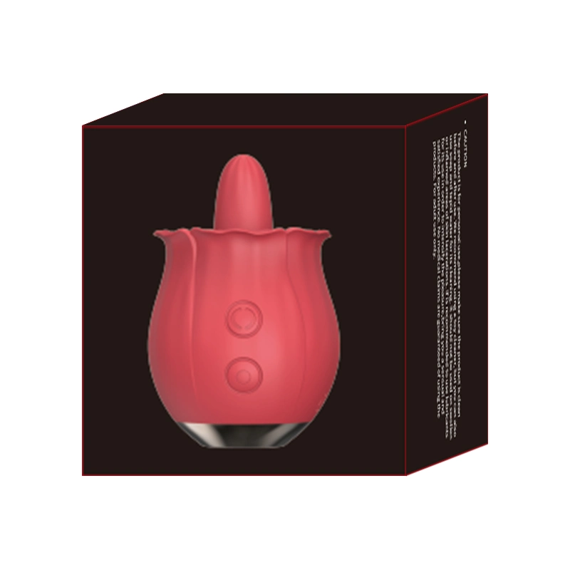 Sex Toys en silicone Rose Produit pour adultes Sucer Lécher Vibromasseur Télescopique Plug Anal pour Femmes Masseur Jouet Sexy