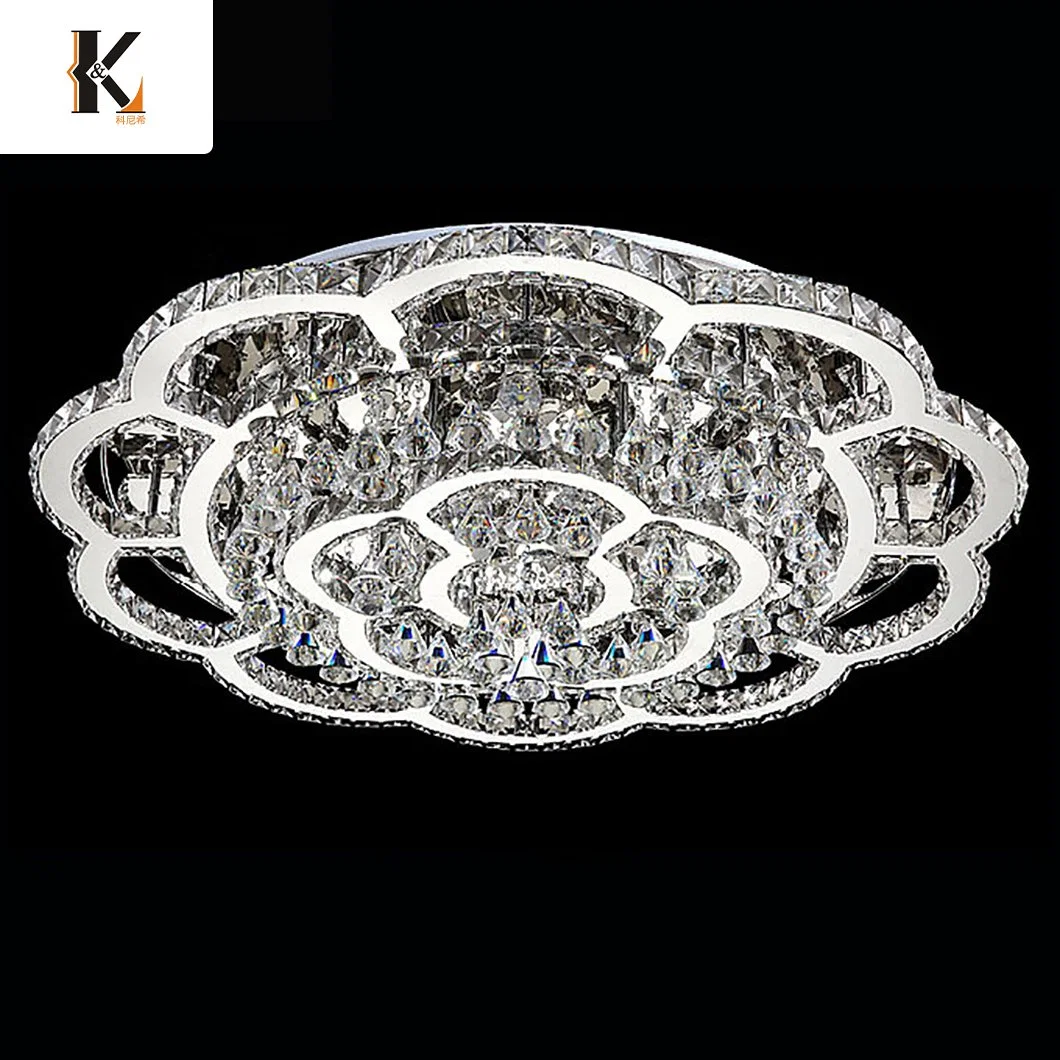 Kristall LED Pendelleuchte OEM Customized China Maria Theresa Kristall Deckenleuchte Mit Kronleuchter