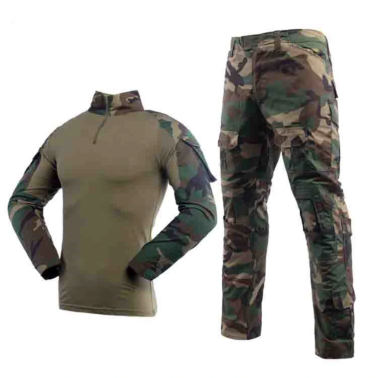 Wholesale/Supplier Military Clothing G2 Combat Tan Camo Uniforms Tactical Frog Suit Tactical Shirt Combat