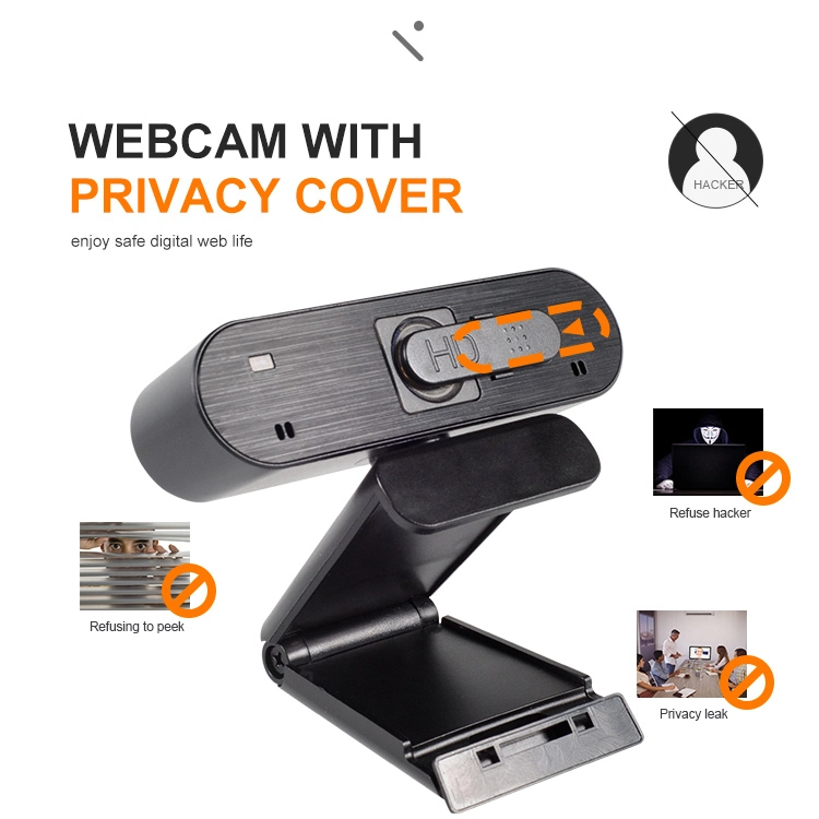 Caméra PC CCTV numérique 1080P Mini Caméra Webcam de conférence en direct.