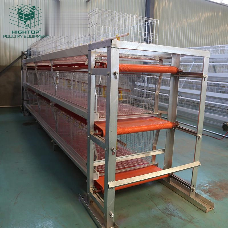 Very Good Quality 3 4 Tiers H Type Hot Galvanized Broiler Chicken Cage For Chicken Farm For Sale