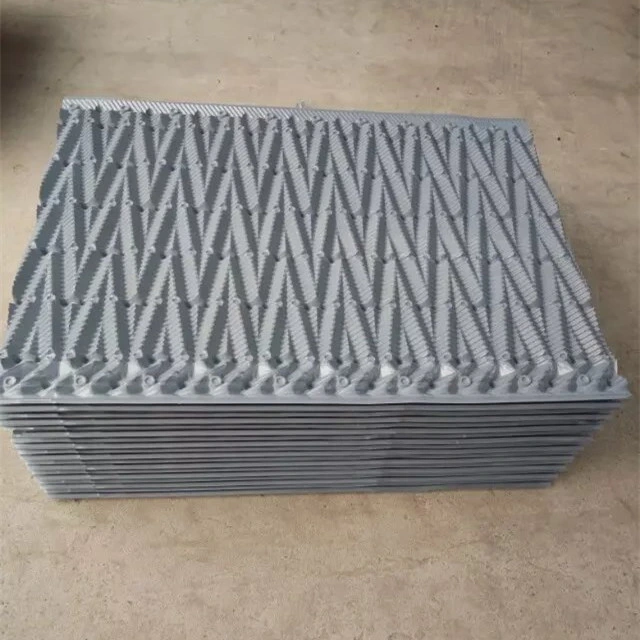 Random Length X Width 730mm Cooling Tower PVC Film Fill Sheet