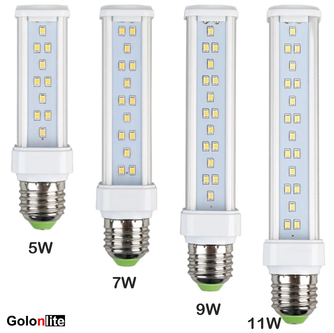 Garantía de 3 años G24 G23 E27 E26 Ra80 11W 9W 7W LED 5W Lámpara de luz de la lámpara de pl