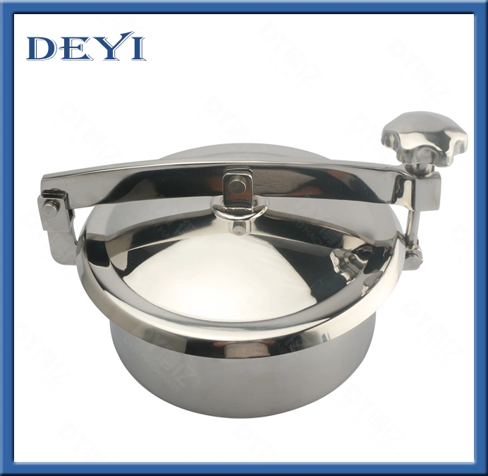 Sanitary Stainless Steel Food Grade Non Pressure Round Manhole Cover