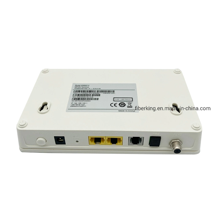 CATV HG8321V Gpon Epon/CATV 1GE 1FE 1tel voz ONU Olt Router FTTH