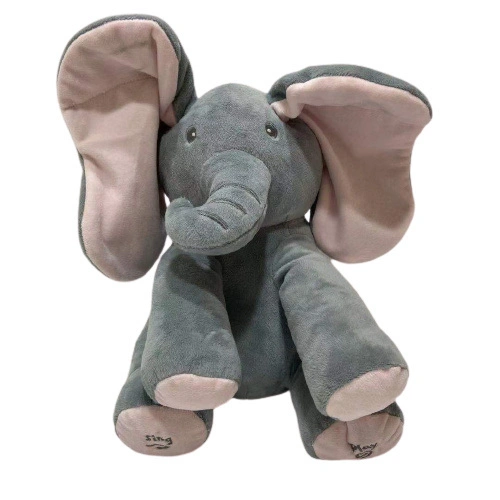 Elefante de peluche animado de pelúcia promocional OEM de 20 cm Brinquedos amigos do brinquedo amigos do ambiente para criança