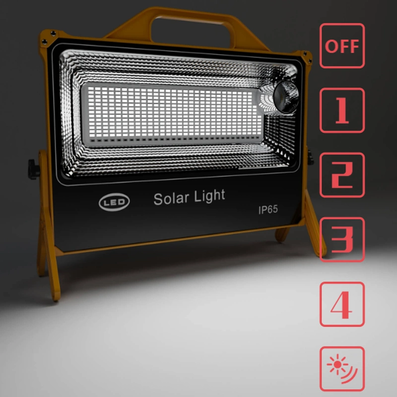 Wiederaufladbare Solar Camping Light mit einstellbarer Helligkeit