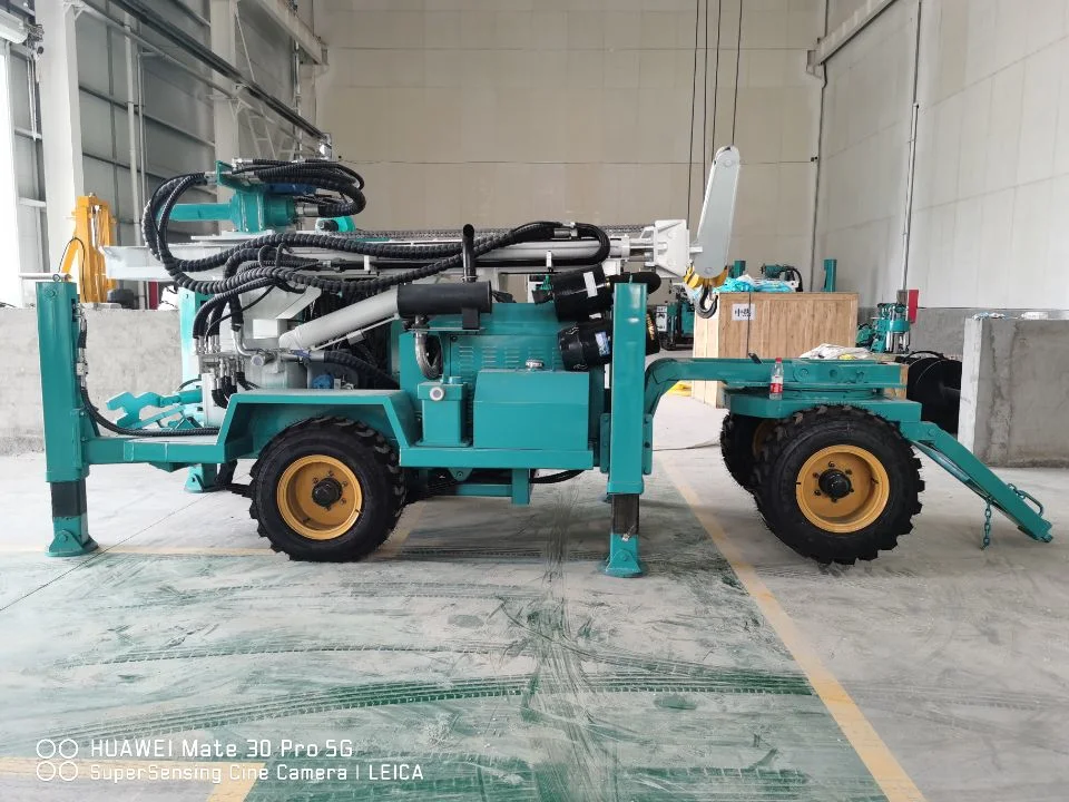 New 105kw (6 Cylinder) Portable Water Well Drilling Machine Agriculture Machinery Equipment