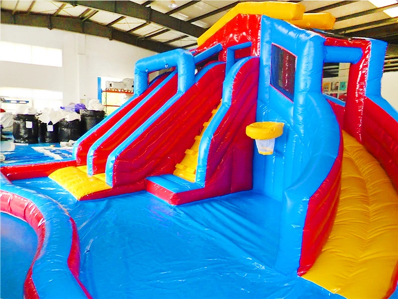 Fun Water Slide Inflatable Swimming Pool Slide PVC Swimming Pool