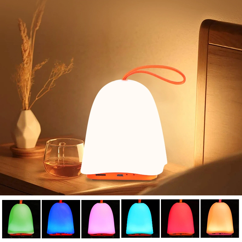 Portable Cube Table L4 Moon Touch LED Lamp Quran Tweeter Ring Bluetooth Speaker Nightlight with Neon Lights