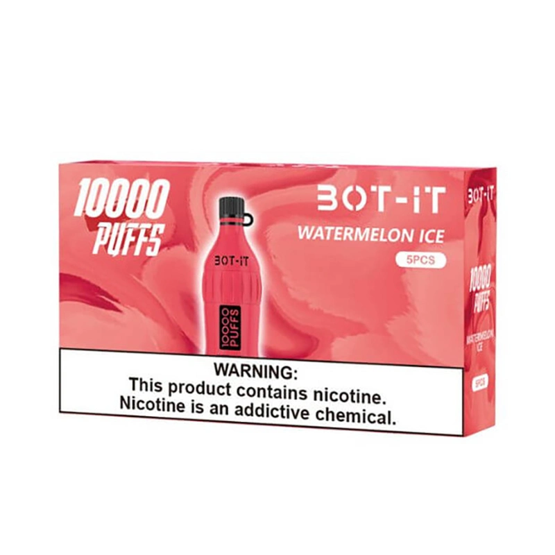 Bot It 10000 Puffs OEM ODM UK 20ml Shiny Whoop 1500mAh Battery Pod Disposable/Chargeable Vape