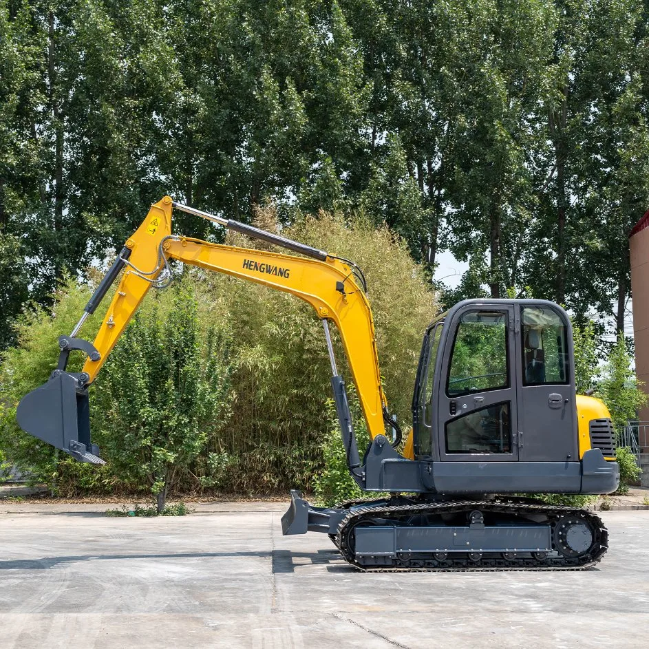 Pelle hydraulique à chenilles 37,7 kw à haut rendement avec godet de 0,21 m3 Capacité