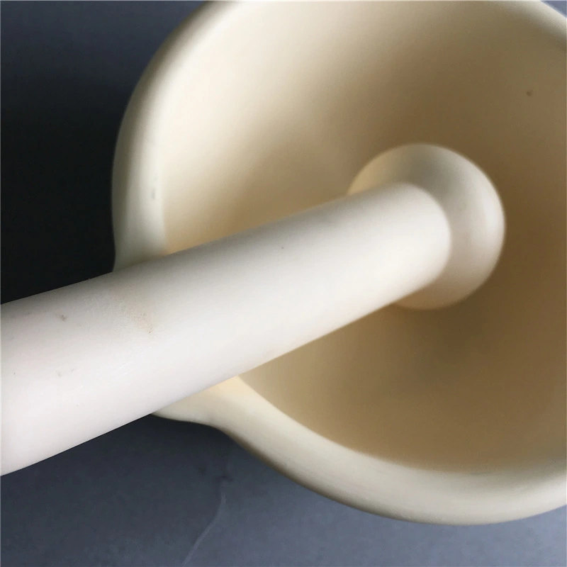 High Dielectric Properties and Good Quality Laboratory Alumina Corundum Ceramic Grinding Mortar and Pestle