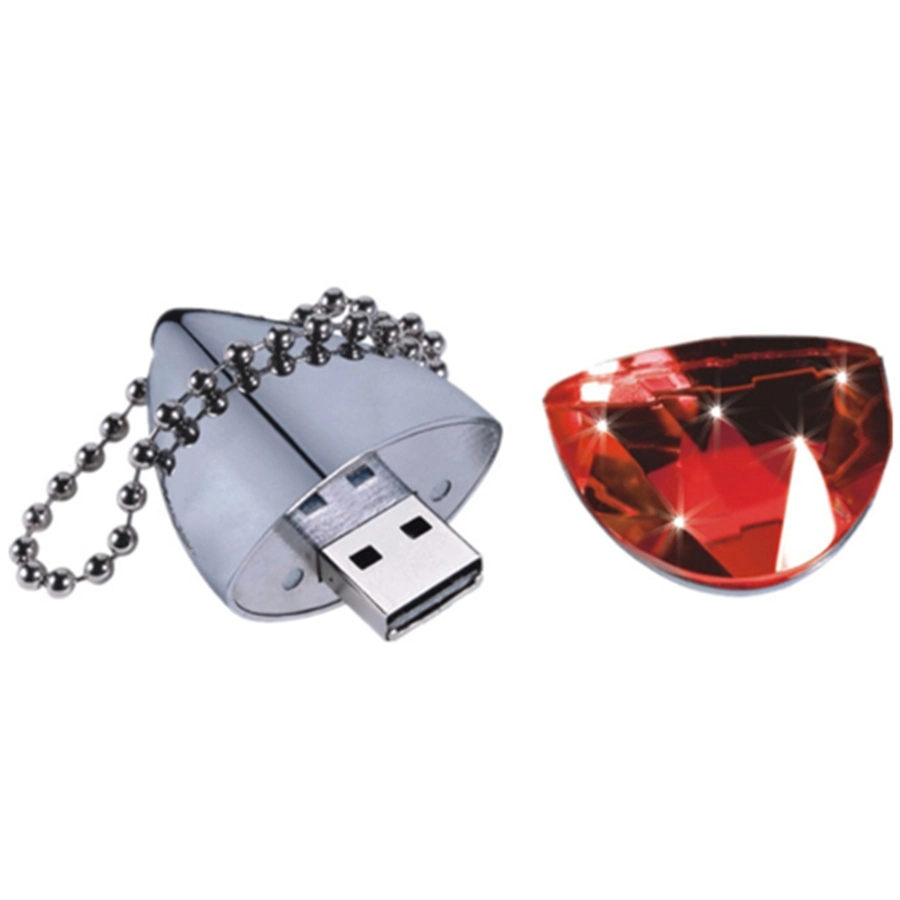 2019 bella forma de gota de agua de la moda Crystal unidad Flash USB o disco USB